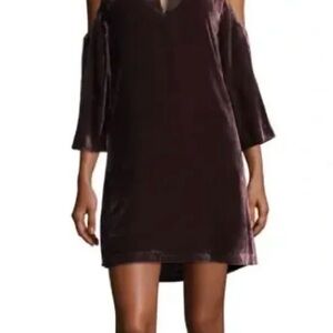Trina Turk Brandy Wine Velvet Dress